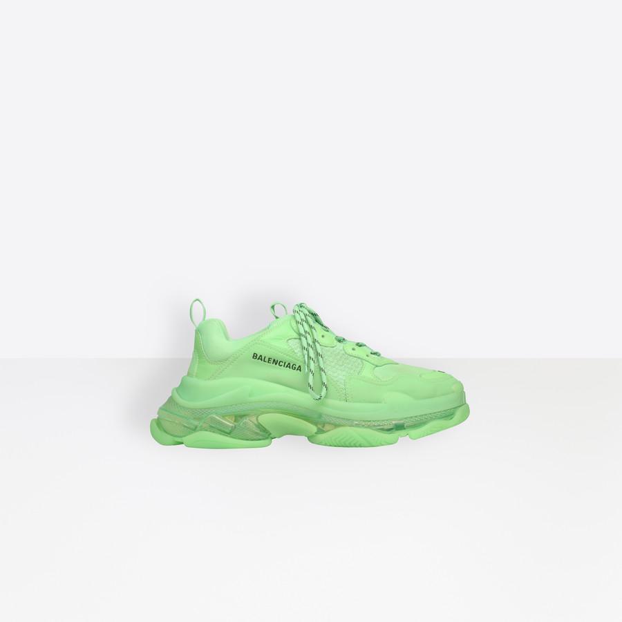 TRIPLE S CLEAR SOLE SNEAKER